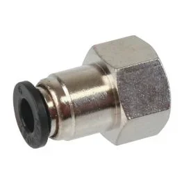10 RACCORDS 6MM G1 4 INSTANTANE DROIT FEMELLE CYLINDRIQUE