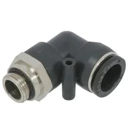 10 RACCORDS 6MM G1 8 COUDE 90° MALE CYLINDRIQUE ORIENTABLE