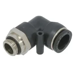 10 RACCORDS 8MM G3 8 COUDE 90° MALE CYLINDRIQUE ORIENTABLE