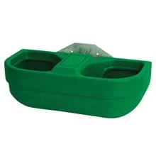 Abreuvoir double à flotteur pour montage sur citerne S60, bac de pâturage sur cuve pour bovins