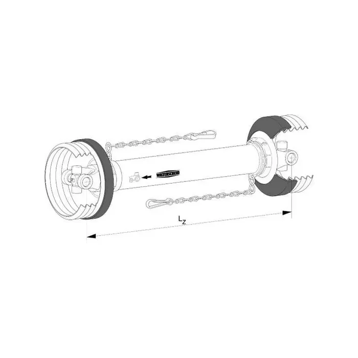 Arbre de cardan WALTERSCHEID W2400860S4S5