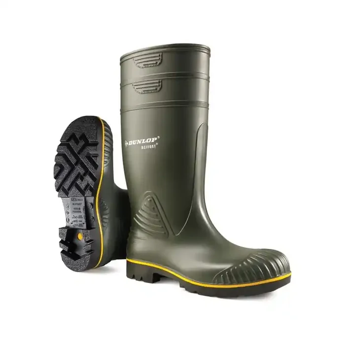 Bottes verte en caoutchouc taille 44 DUNLOP B44063144