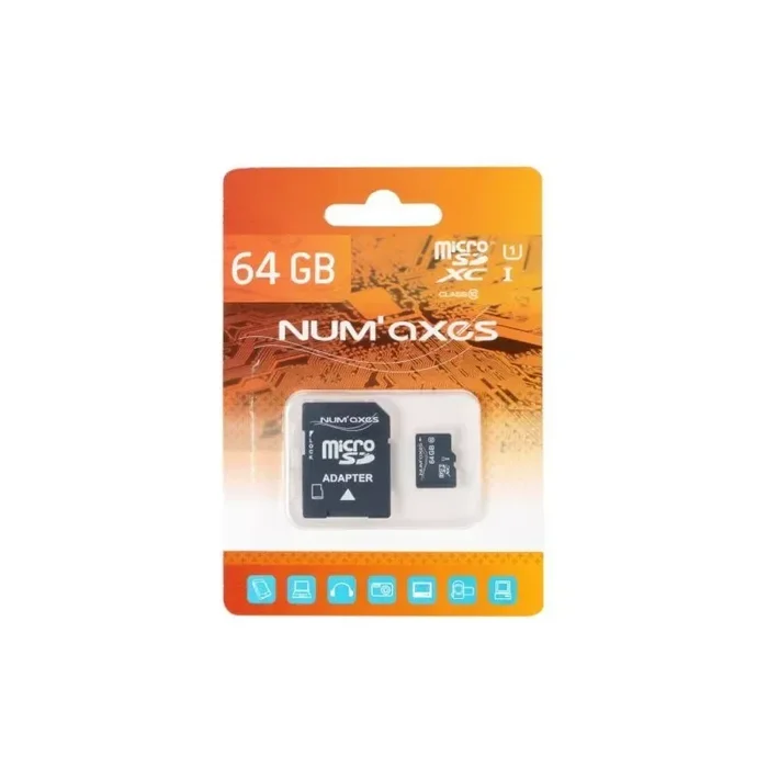 Carte micro SD 64 GB Classe 10 avec adaptateur France Elevage