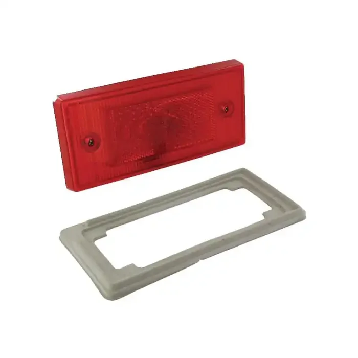 Catadioptre rectangle rouge 196x88mm à visser HELLA 8RA003734101