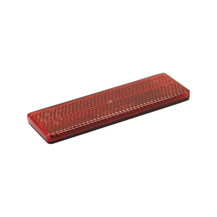 Catadioptre rectangle rouge 91,8×27,3mm autocollant HELLA 8RA342014157