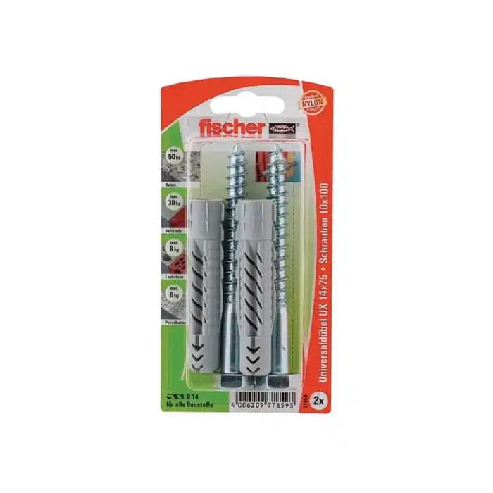 Cheville et vis FISCHER UX1475SK