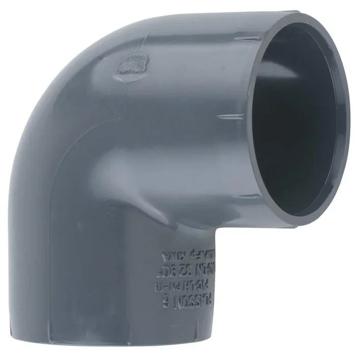 Coude à 90° PVC PN16 à coller d63