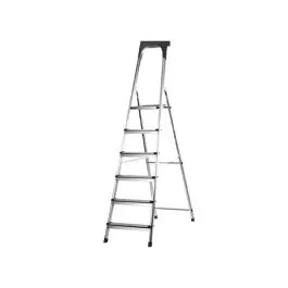 ESCABEAU ALU ACIER 6 MARCHES