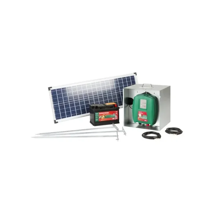 Jeu de démarrage AN 3100 incluant panneau solaire 25W AKO 441115