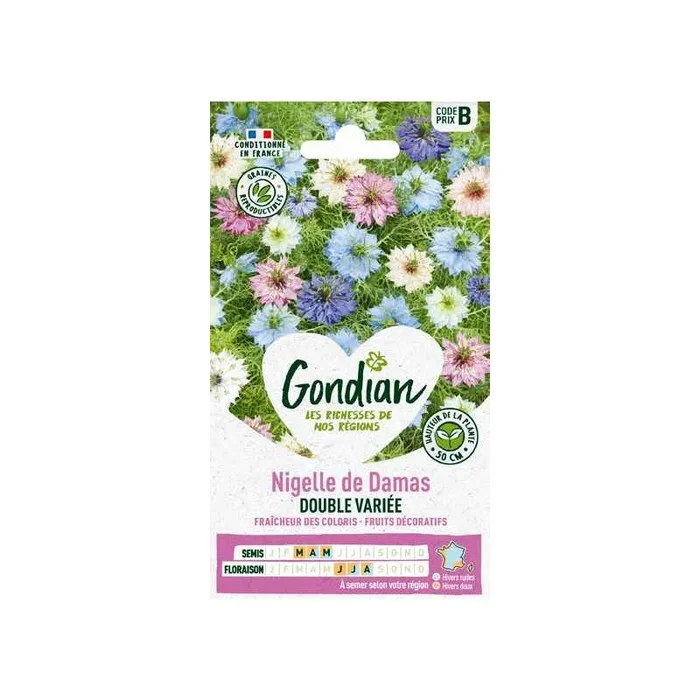Nigelle de Damas double variée France Elevage Gondian