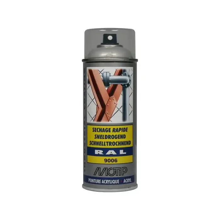 Peinture spray aluminium blanc MOTIP 07224