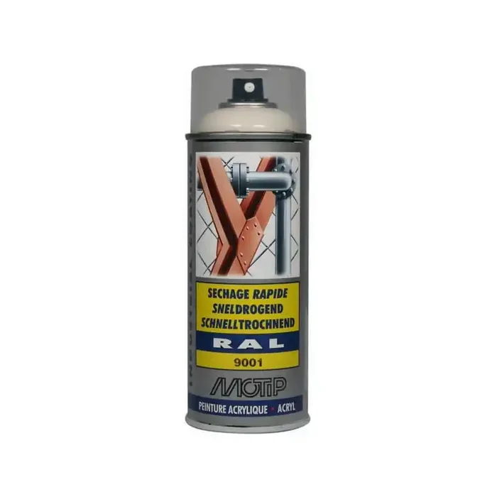 Peinture spray blanc crème MOTIP 07045