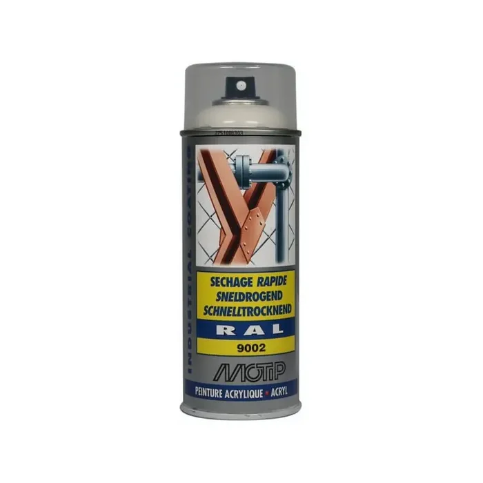 Peinture spray blanc gris MOTIP 07046