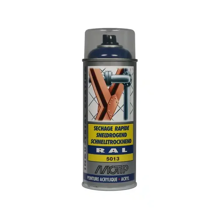 Peinture spray bleu cobalt MOTIP 07002