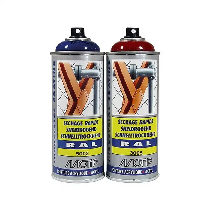 Peinture spray bleu vert MOTIP 07000