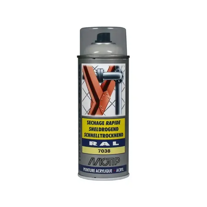 Peinture spray gris MOTIP 07152