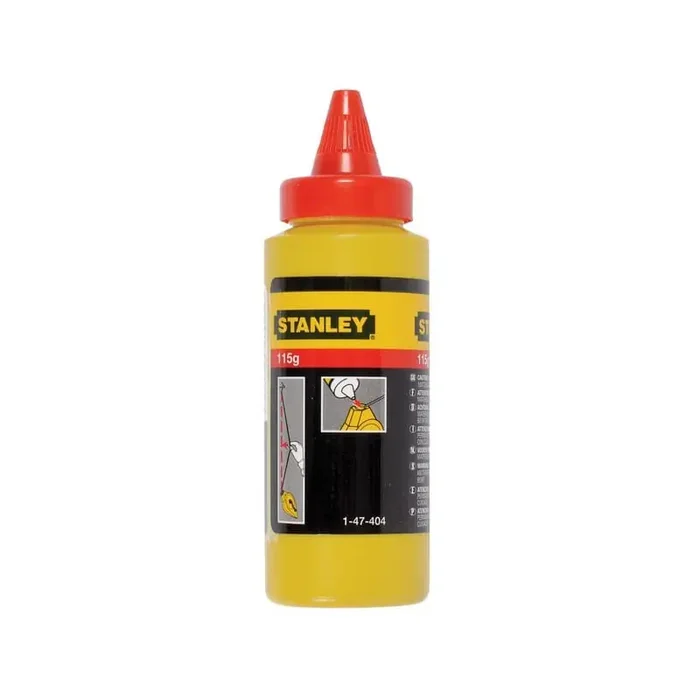 Poudre à tracer rouge 115gr STANLEY 147404