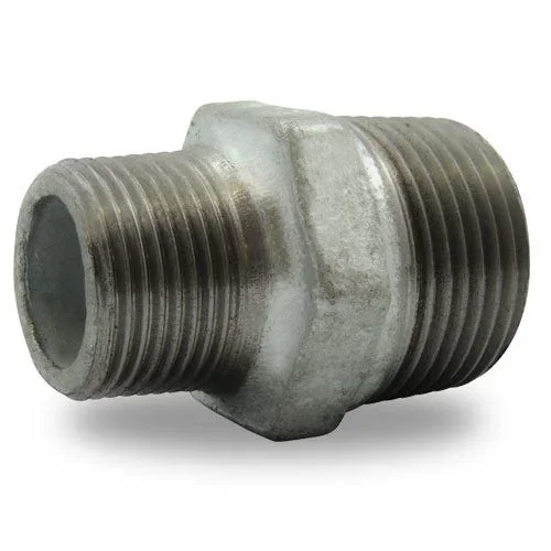 Réduction galva 2″1/2 x 2″ mâle/mâle