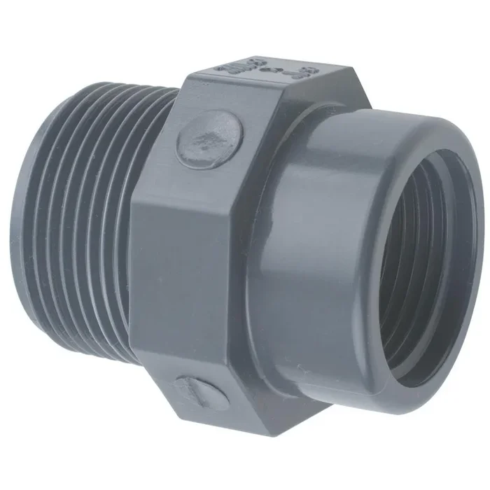 Réduction PVC PN16 filetée x taraudée 2″ »x1″ »1/4