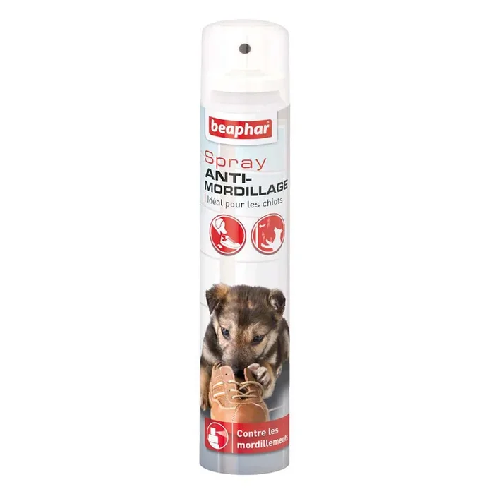 Spray anti-mordillage pour chien
