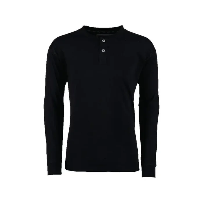 Tee-shirt ML boutons noir 5XL UNIVERSEL KW207811001066