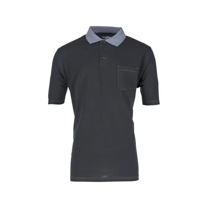 Tee-shirt polo noir-gris taille 3XL UNIVERSEL KW106730089060