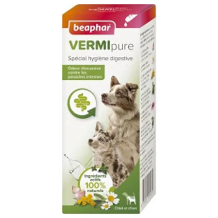VERMIpure®, solution digestive aux plantes pour chien
