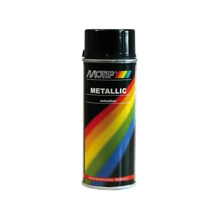 Vernis métallique noir 400mL MOTIP 04049
