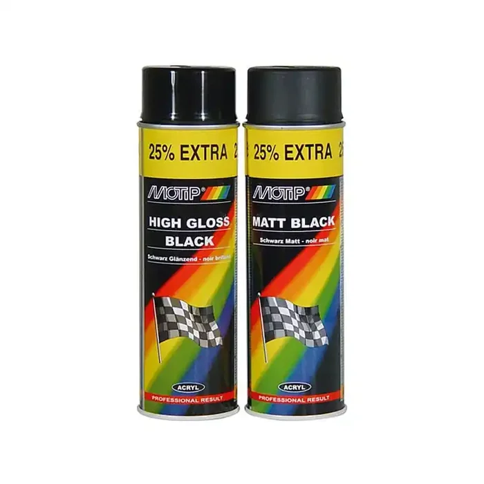 Vernis noir brillant 500mL MOTIP 04005
