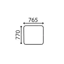 VITRE ARRIERE PLATE TEINTEE