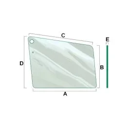 VITRE SUPERIEUR CABINE