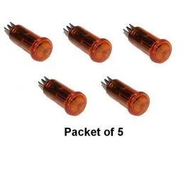 Voyant Orange 12v 13mm Trou – le sachet de 5